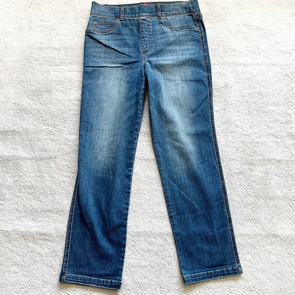 SPANX JEAN-ISH LEGGINGS SIZE LARGE